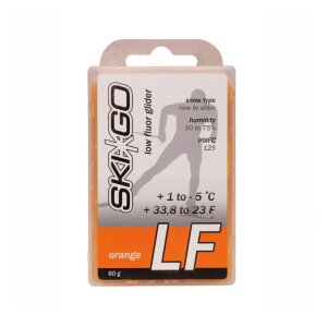 Парафин Ski*Go LF Orange +1/-5 новый снег 60 г